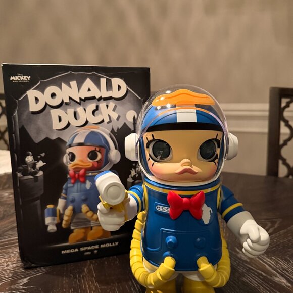 Pop Mart (Disney) - Mega Space Molly Donald Duck 400% - Picture 4 of 12